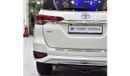 Toyota Fortuner EXCELLENT DEAL for our Toyota Fortuner TRD V6 ( 2018 Model ) in White Color GCC Specs