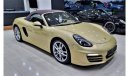 Porsche Boxster Std SPECIAL OFFER  PORSCHE BOXSTER 2013 GCC IN PERFECT CONDITION WITH ONLY 34K KM (SERVICE H