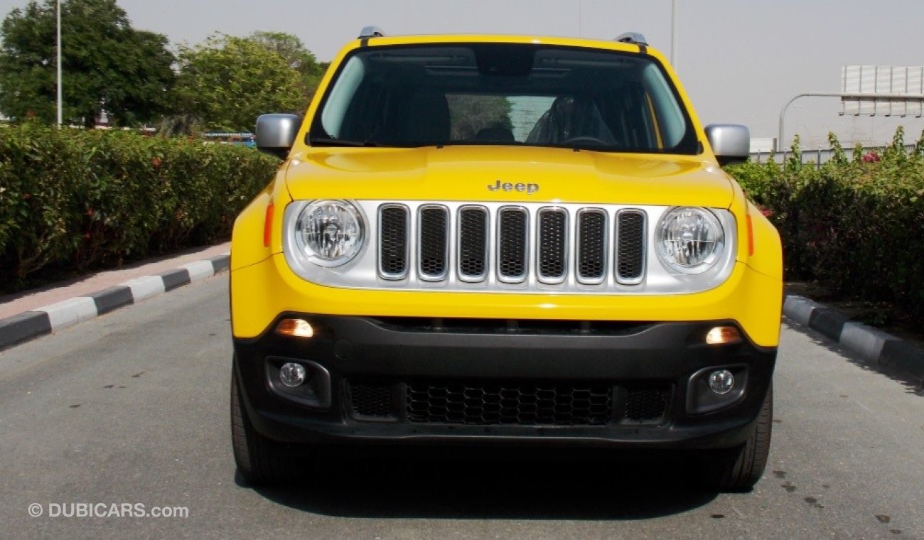 Jeep Renegade BRAND NEW 2016 LIMITED 4X4 GCC FULL OPTION 3 YRS/60000KM WNTY AT THE DEALER DSS OFFER