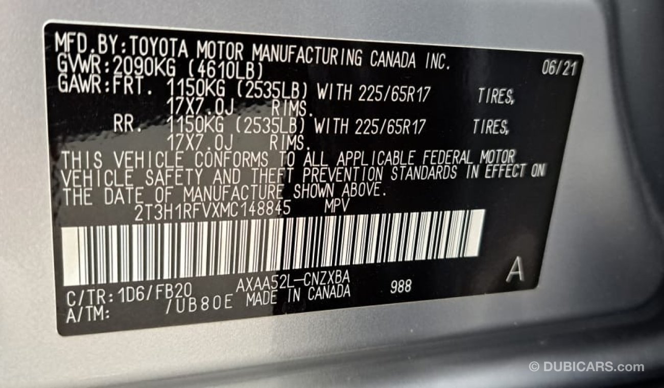 Toyota RAV4 EX EX Rav 4 2021
