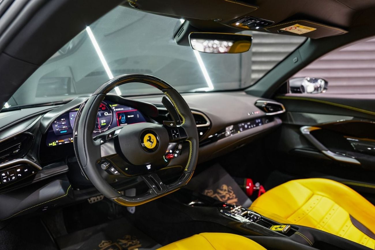 Ferrari 296 GTB 2023 Ferrari 296 GTB, Full Carbon Fiber Package, Daytona Seats, Carbon Wheels, Dealer Service Pack!!