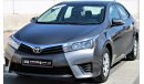 Toyota Corolla Toyota Corolla 2015 GCC 1.6 in excellent condition without accidents, very clean from inside and out