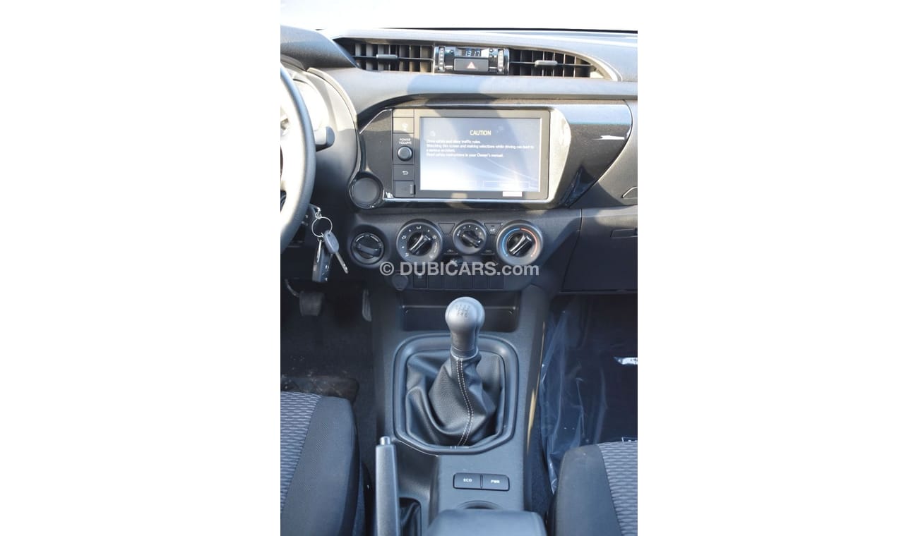 تويوتا هيلوكس 2022 MODEL: TOYOTA HILUX 2.4L 4x4 M/T STD,  CHROME BUMP, 5 STR