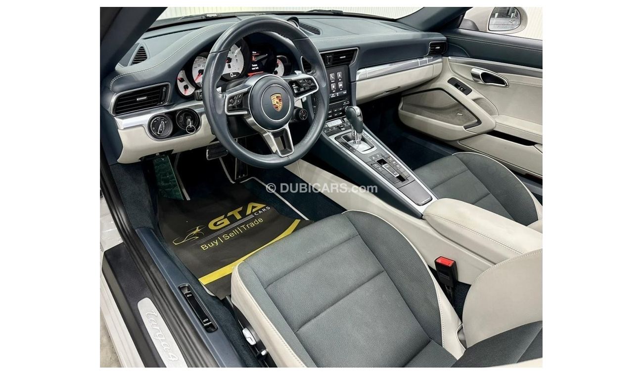 Porsche 911 2019 Porsche 991.2 Targa 4, October 2023 Porsche Warranty, New Tyres, Low Kms, GCC