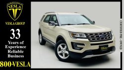 Ford Explorer PUSH BOTTOM START + LEATHER / GCC / 2017 / DEALER WARRANTY + FREE SERVICE 23/07/2023 / 1,504 DHS P.M