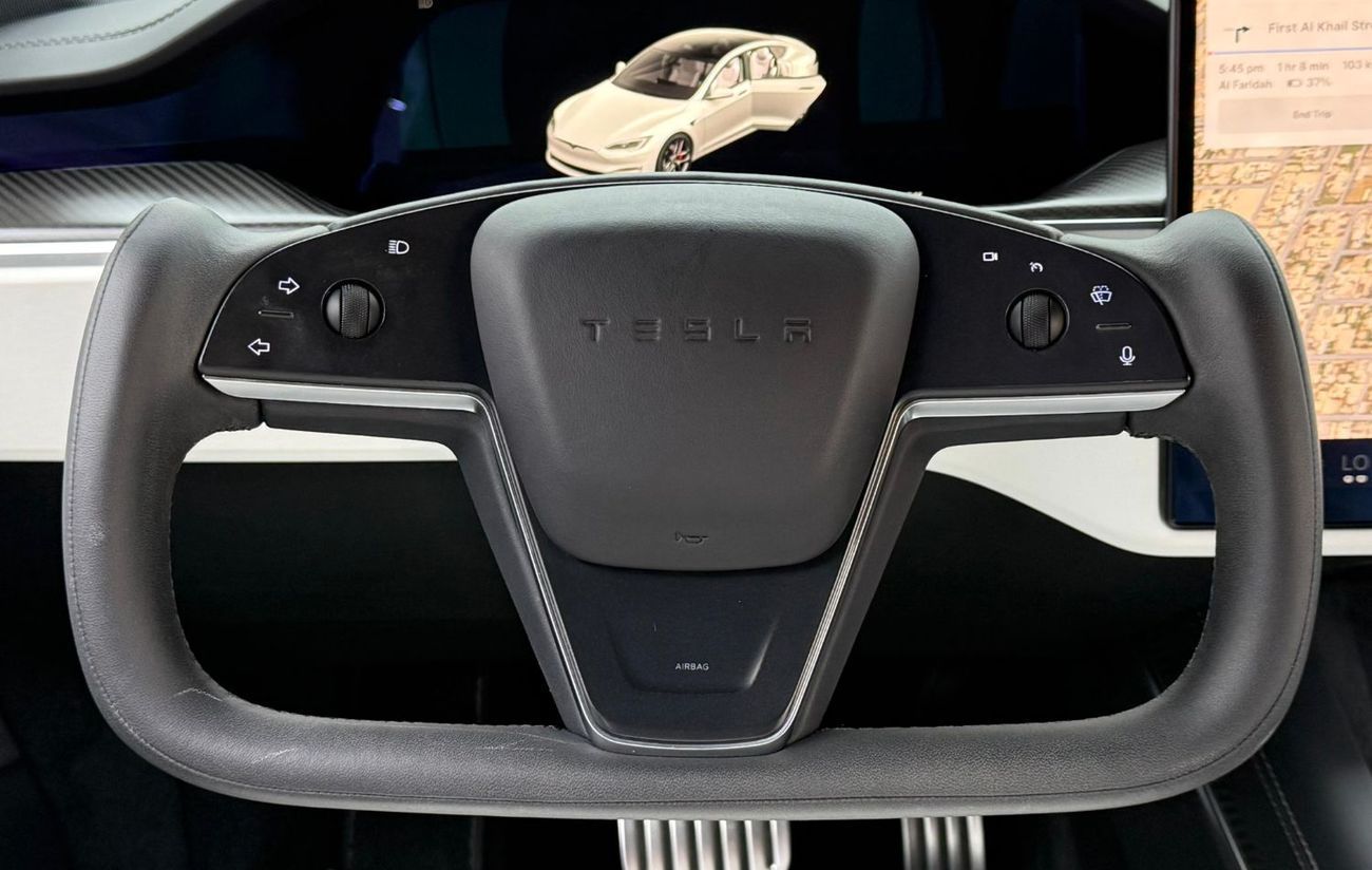 تسلا Model S Plaid (AWD) 2023 Tesla Model S Plaid Track Pack, 2027 Tesla Warranty, Full Tesla Service History, Lo