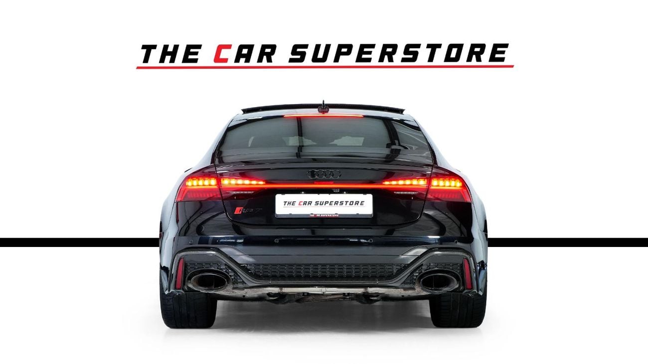أودي RS7 Carbon Fiber Package-Audi Ceramic Braking System-Red Calipers-Premium Leather Interior