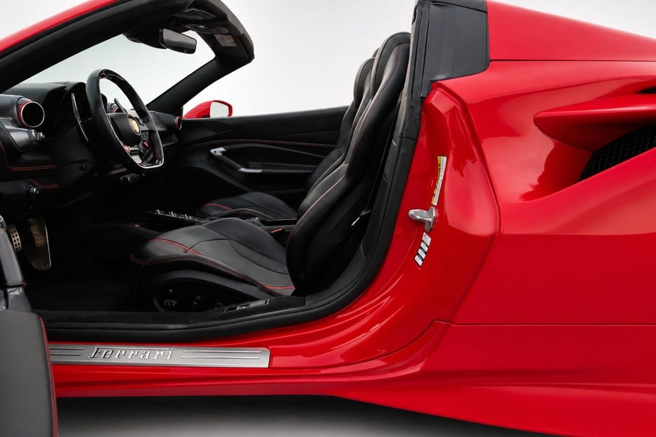 Ferrari F8 Spider STD l Rosso Corsa l European Specs l AED 13,904 / Monthly