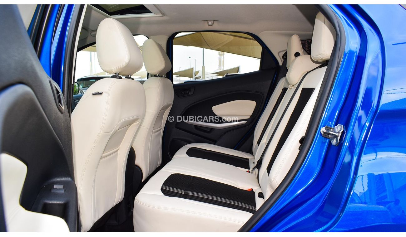 Ford EcoSport 2020 model, one number, fingerprint, leather hatch, sensors, alloy wheels, cruise control, rear came