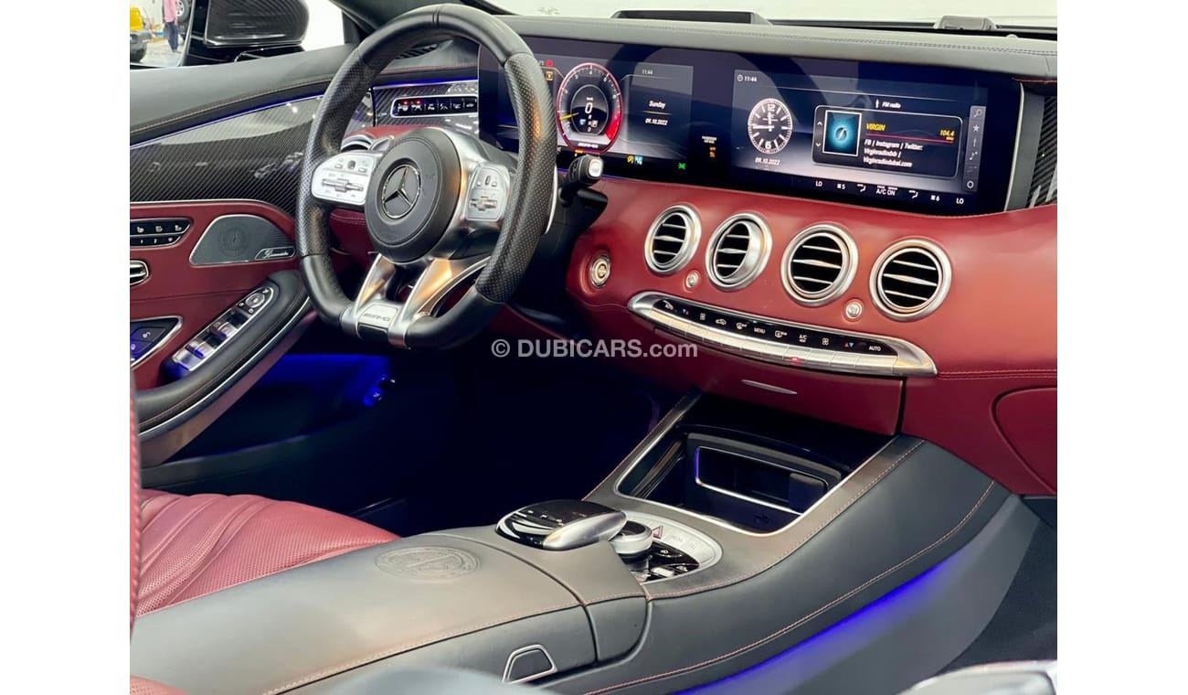 Mercedes-Benz S 63 AMG Coupe 2018 Mercedes S63 Coupe AMG FULL OPTION, Full Service History, Warranty, GCC