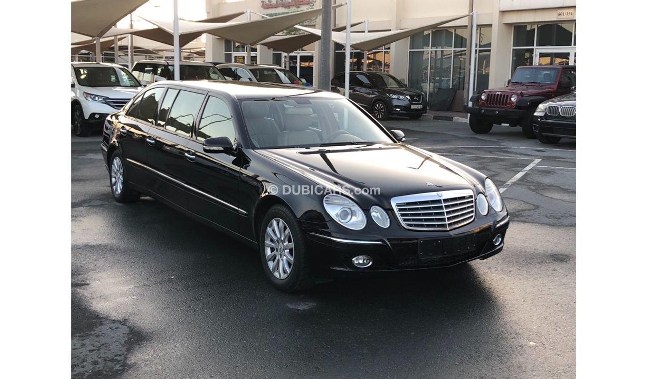 مرسيدس بنز E 350 موديل 2007 خليجي فل مواصفات كراسي جلد ومثبت سرعه وتحكم كهربي كامل ونظام صوت ممتاز وكاميرا خلفيه ومدخ