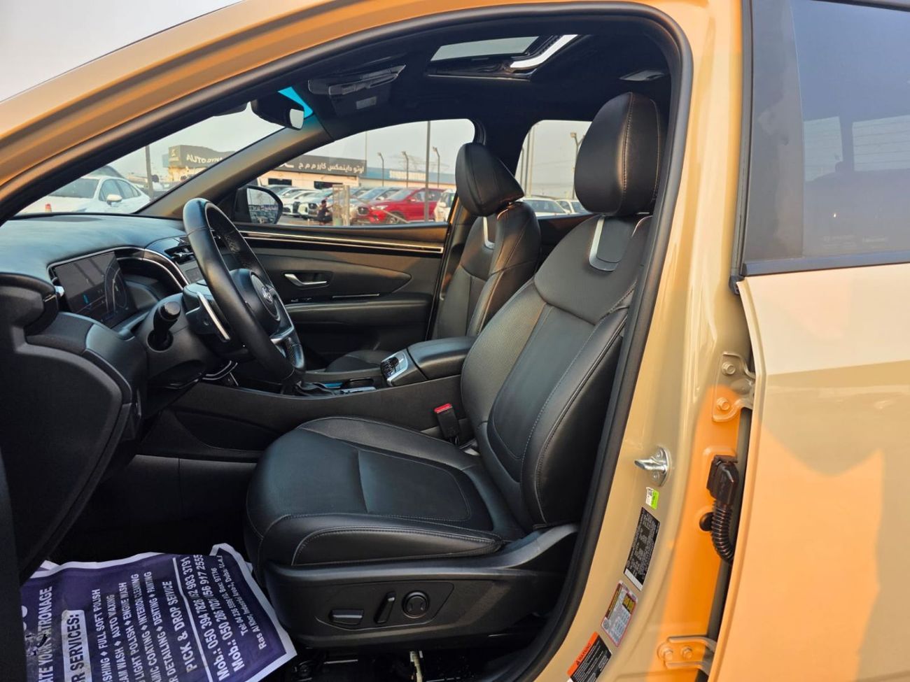 Hyundai Santa Cruz 2.5 Turbo engine 4x4 , sunroof , 360 cameraa and original leather seats