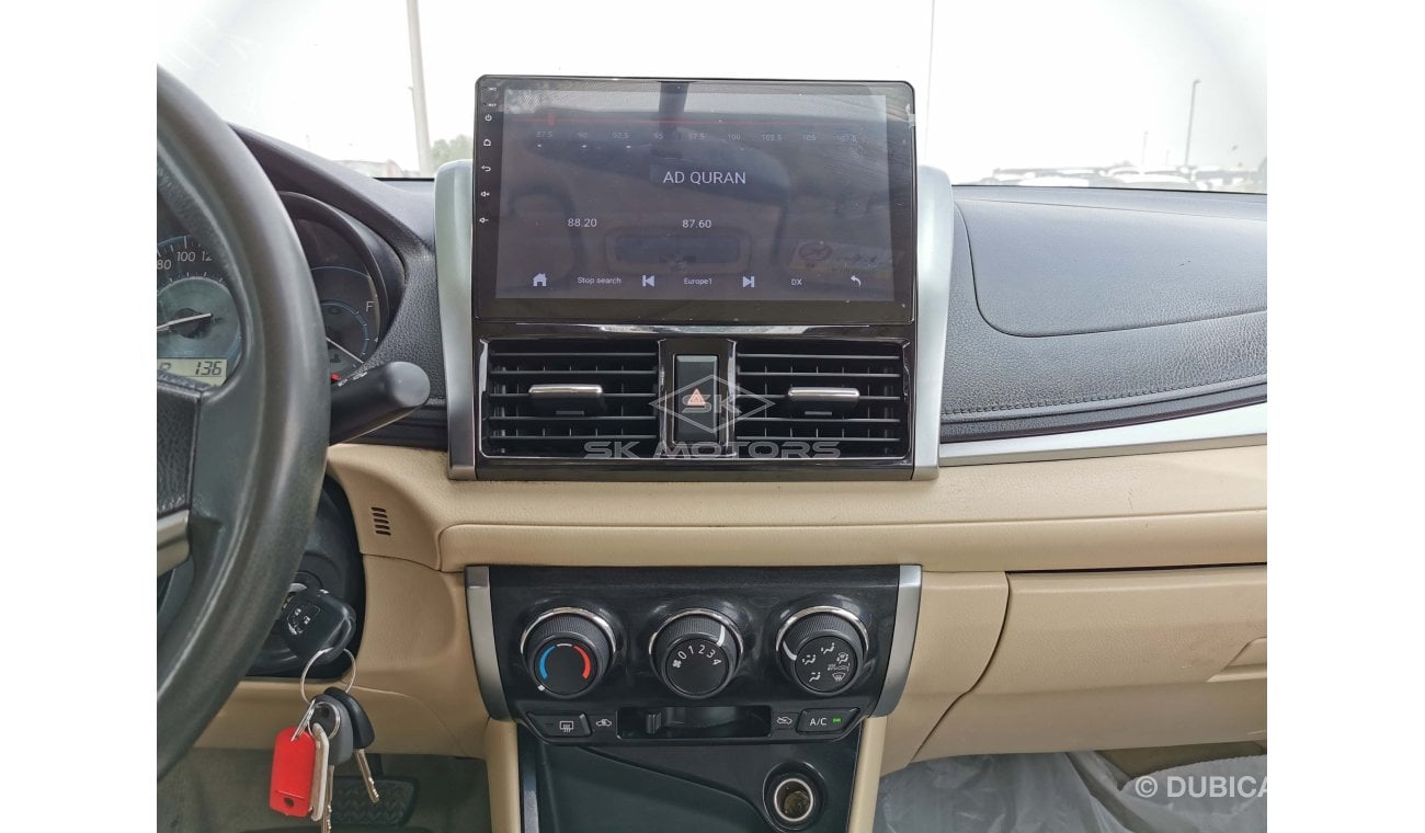 Toyota Yaris 1.3L, 14" Tyre, DVD, Rear Camera, Leather Seats, Bluetooth, Xenon Headlights, Fog Light (LOT # 2509)