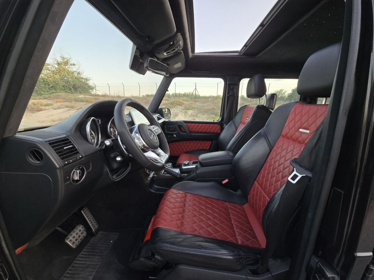 مرسيدس بنز G 63 AMG Std 5.5L MERCEDES G-63 AMG 2013 GCC BODYKIT MODEL 2020 GOOD CONDITION INSIDE OUT SIDE