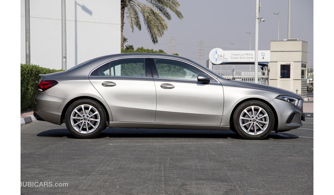 مرسيدس بنز A 200 GCC - ASSIST AND FACILITY IN DOWN PAYMENT - 2225 AED/MONTHLY - EMC WARRANTY TIL 2024