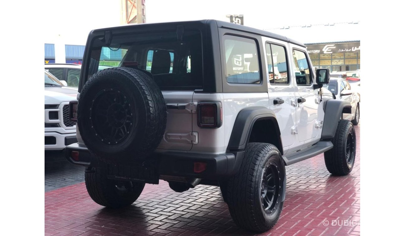 جيب رانجلر JL UNLIMITED PLUS AGENCY LIFTED 2018 GCC UNDER WARRANTY IN MINT CONDITION