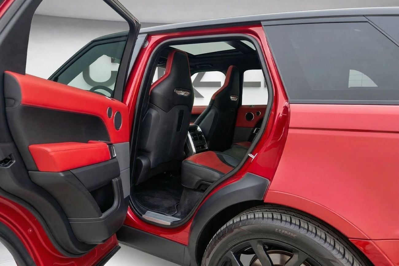 Land Rover Range Rover Sport SVR AED 4,504 P.M | 0% Down Payment | Supercharged | High Performance SUV