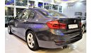 BMW 320i i 32000 KM ONLY 2016 Model in Grey color GCC SPECS