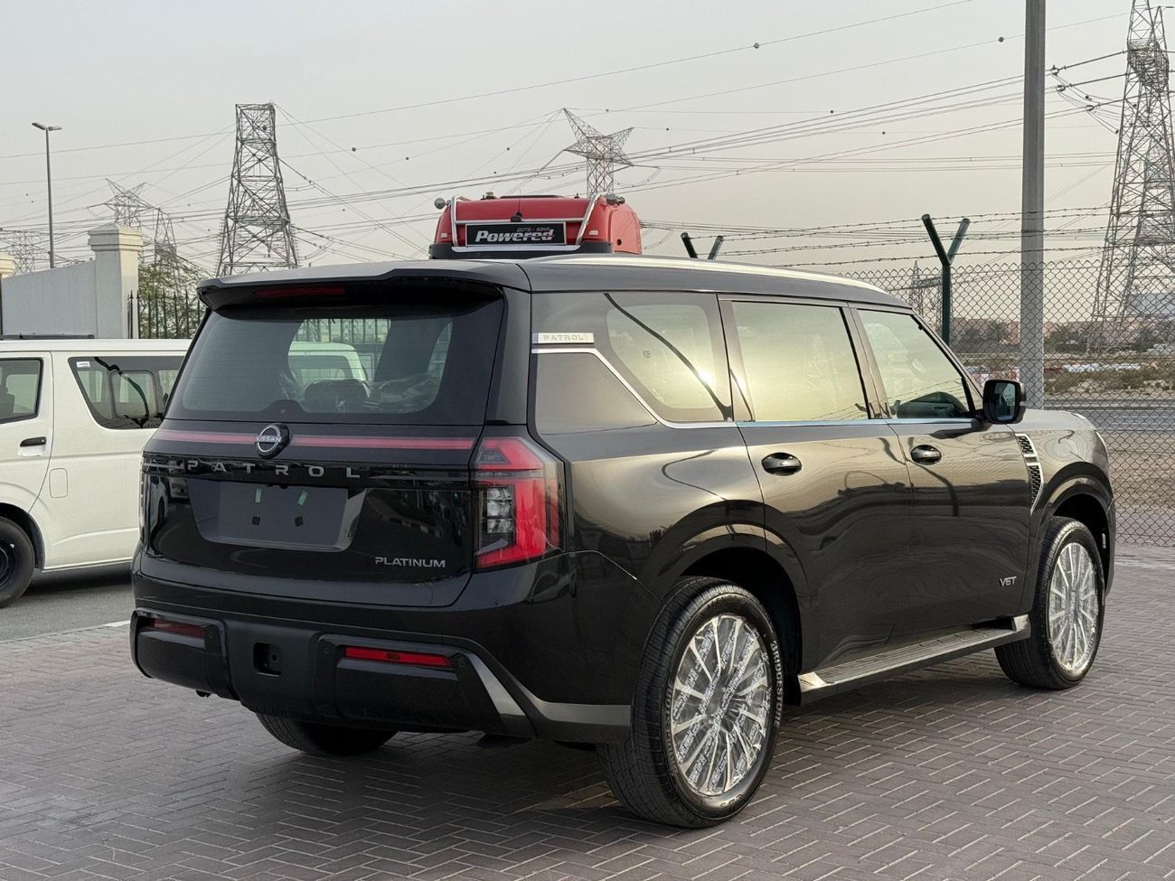 نيسان باترول LE Platinum City 3.5L 2026 black inside Tan  interior