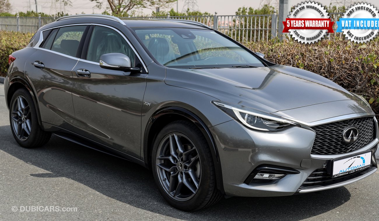 Infiniti Q30 S  2.0T SPORT TECH AWD 2018 0km GCC5year or 200K KM Warranty @ Dynatrade