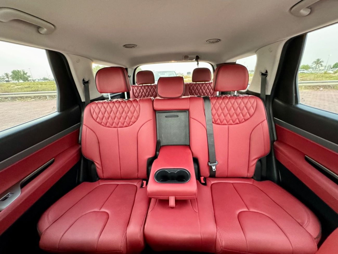 هيونداي باليساد 2021 CALLIGRAPHY RED 4x4 USA IMPORTED