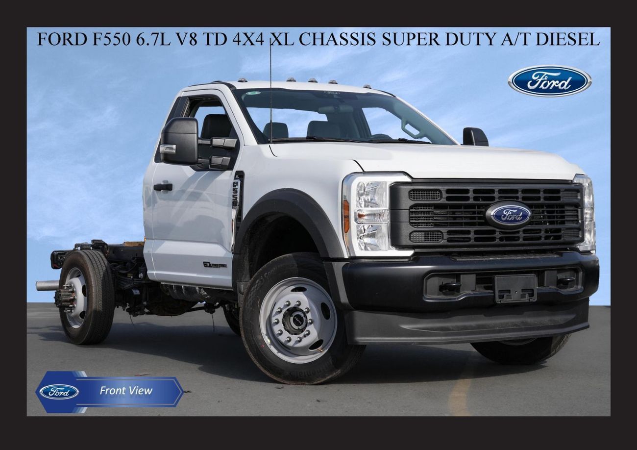 فورد F 550 FORD F550 6.7L V8 TD 4X4 XL CHASSIS SUPER DUTY A/T DSL 2025 Export Only