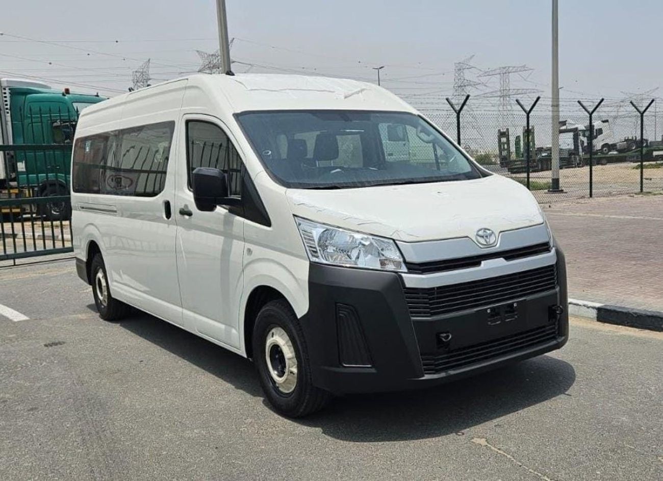 تويوتا هاياس 2025 Toyota Hiace DX with Automatic Sliding Door 13-Seater High-Roof 3.5L V6 Petrol A/T RWD Export O