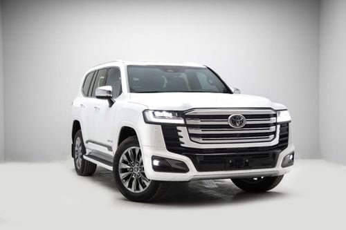 Toyota Land Cruiser VXR 3.5L - Platinum White Pearl Inside Red | Export Only