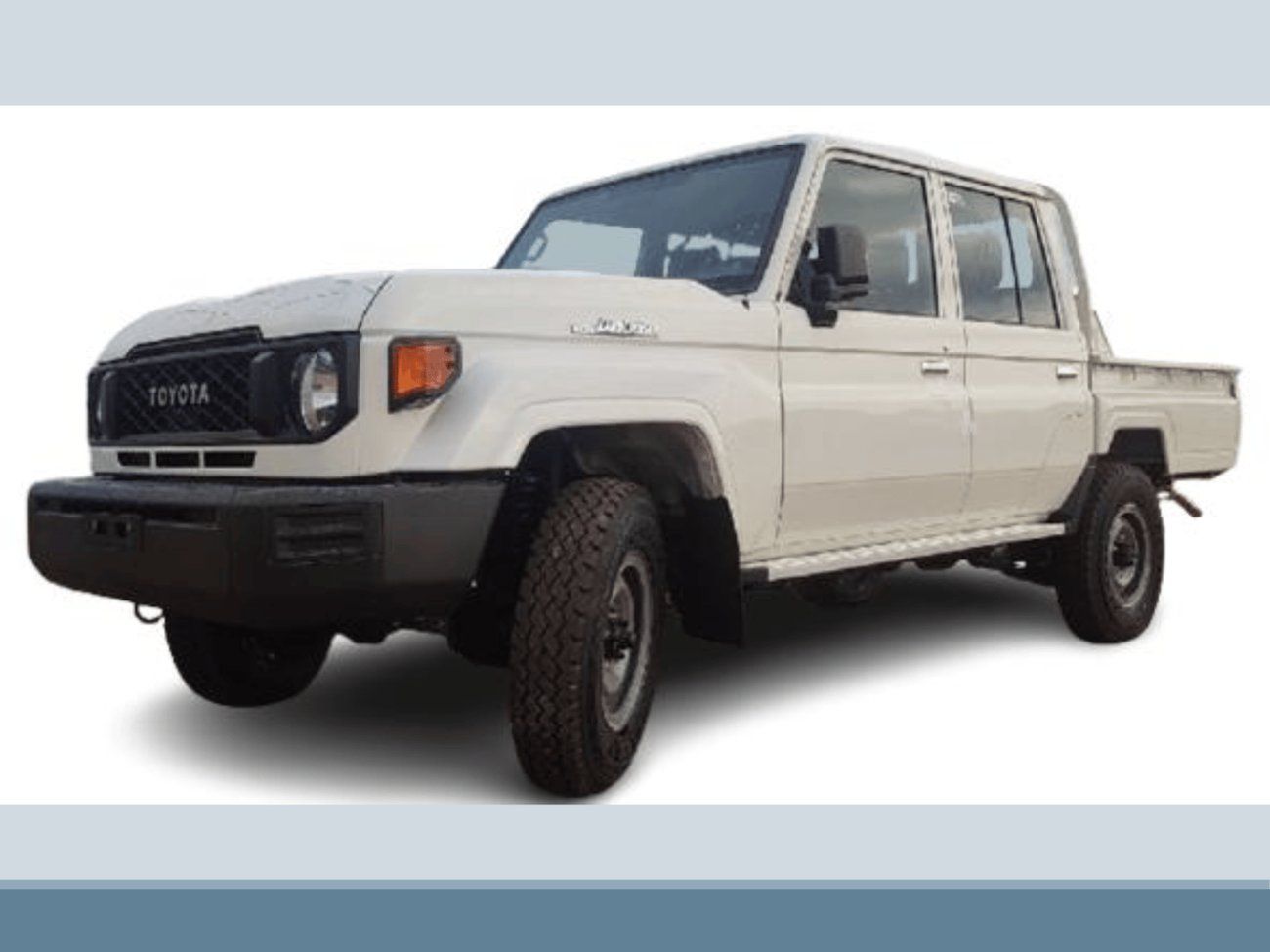 Toyota Land Cruiser Pick Up ECT0023 - Toyota LC79 DCab - 4.2L Diesel Manual V6 White