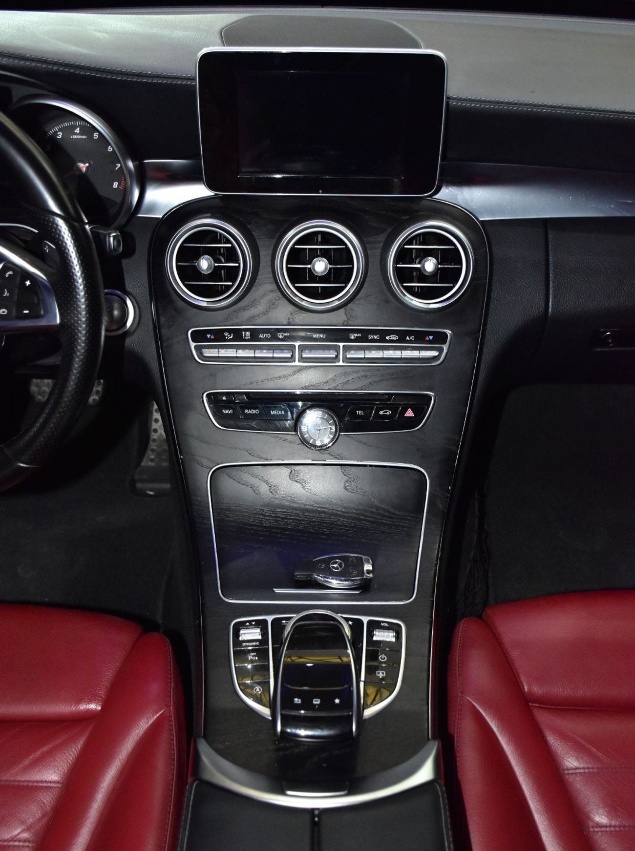 Mercedes-Benz C 200 EXCELLENT DEAL for our Mercedes Benz C200 ( 2016 Model ) in Black Color GCC Specs