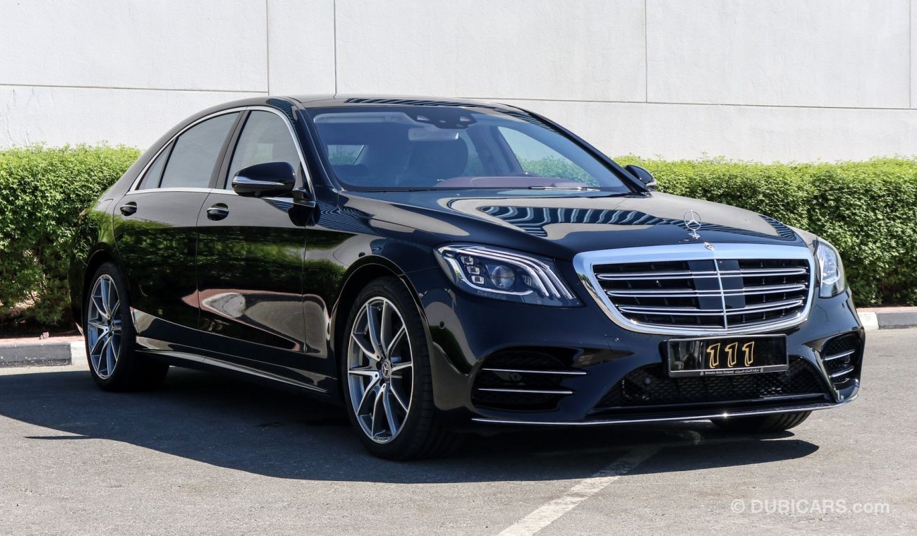 Mercedes-Benz S 560 5 Years Warranty and Service Contract / GCC Specifications