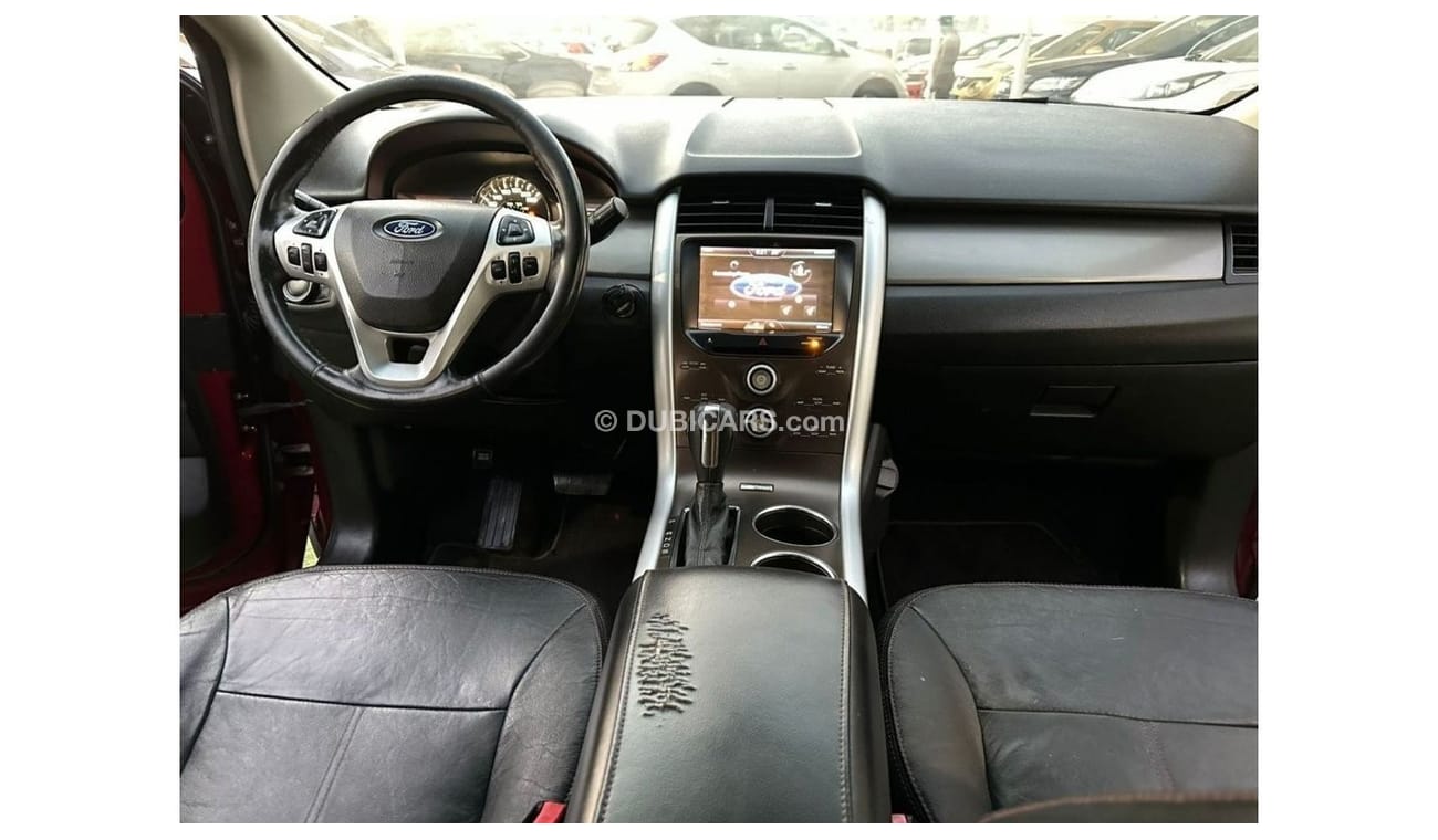 فورد إدج موديل 2013 خليجى مثبت سرعة  جلد تحكم رنجات حساسات شاشة كاميرا خلفية جناح خلفى بحالة ممتازة