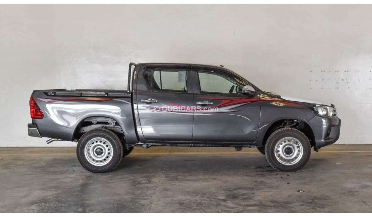 تويوتا هيلوكس 2023 Toyota Hilux 4x4 Double Cabin 2.4L Low Option Diesel AT | Grey inside black