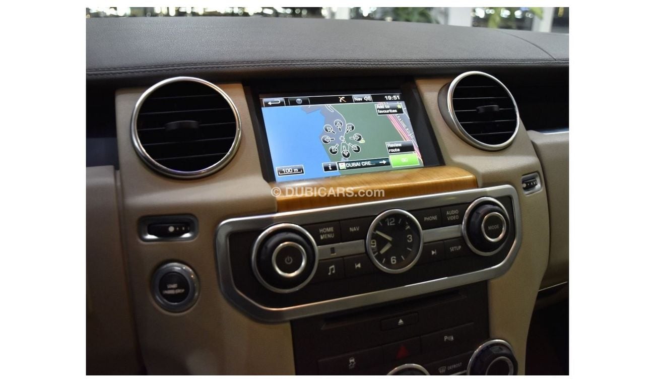 Land Rover Discovery EXCELLENT DEAL for our Land Rover LR4 SCV6 HSE ( 2015 Model ) in Red Color GCC Specs