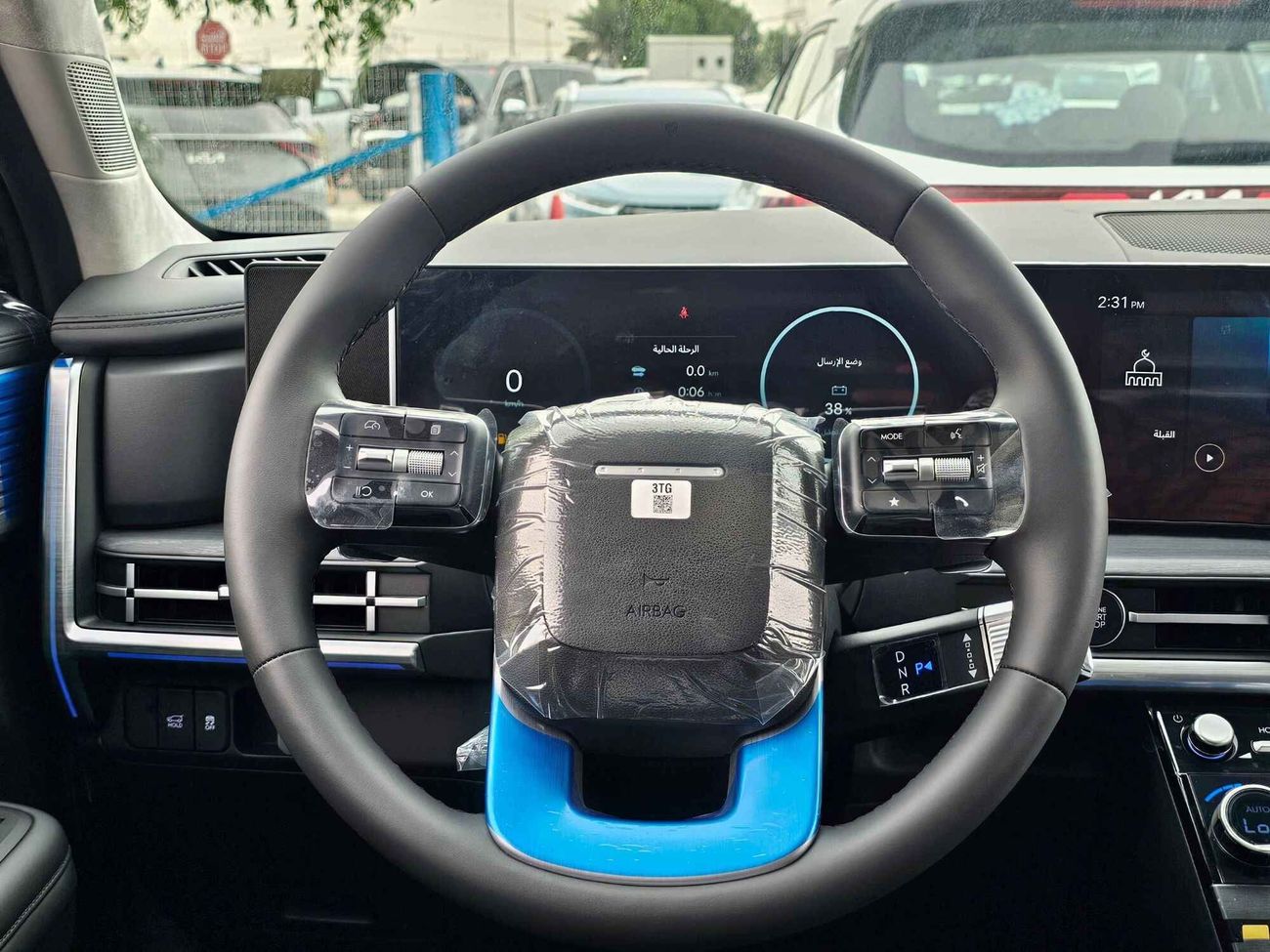 Hyundai Santa Fe LUXURY, NEW SHAPE, 2.5T, SUNROOF, "4" CAMERAS (CODE # 67973)