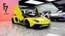 Lamborghini Aventador 6.5L V12 Lamborghini Aventador SV 2016 - LP 750-4 SV Roadster - Yellow (Giallo)