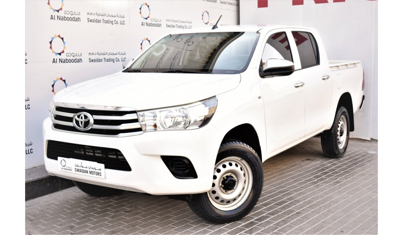 Toyota Hilux AED 1429 PM | 2.7L DC GCC WARRANTY