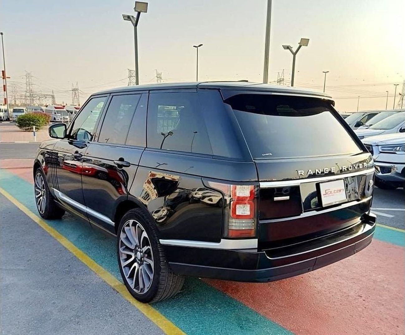 Land Rover Range Rover Autobiography 5.0 L A/T 2015 MODEL BLACK COLOR USED AS SEEN