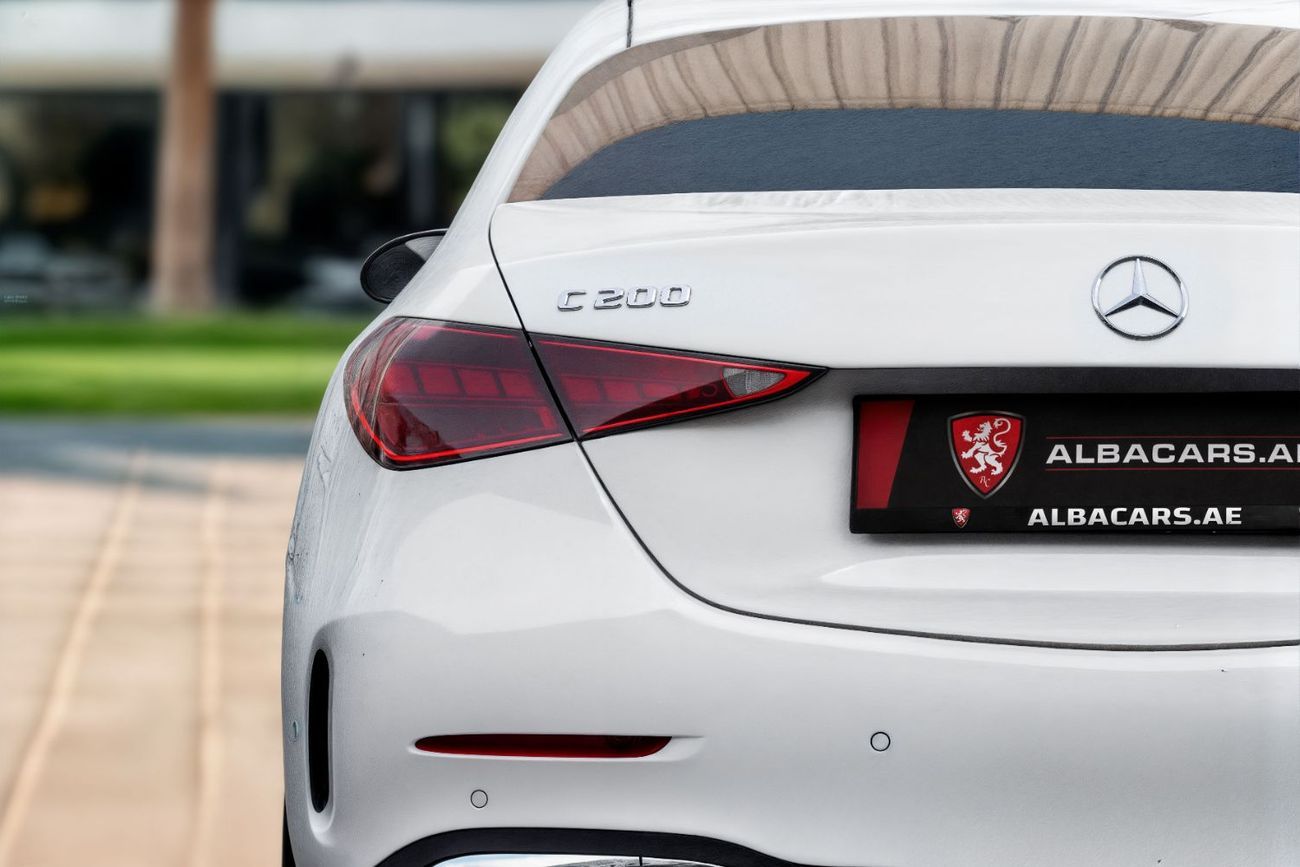 مرسيدس بنز C 200 AMG | 3,525 P.M | 0% Downpayment | Agency Warranty!