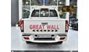 جريت وول وينغل EXCELLENT DEAL for our Great Wall Wingle 5 Double Cabin ( 2015 Model ) in White Color GCC Specs