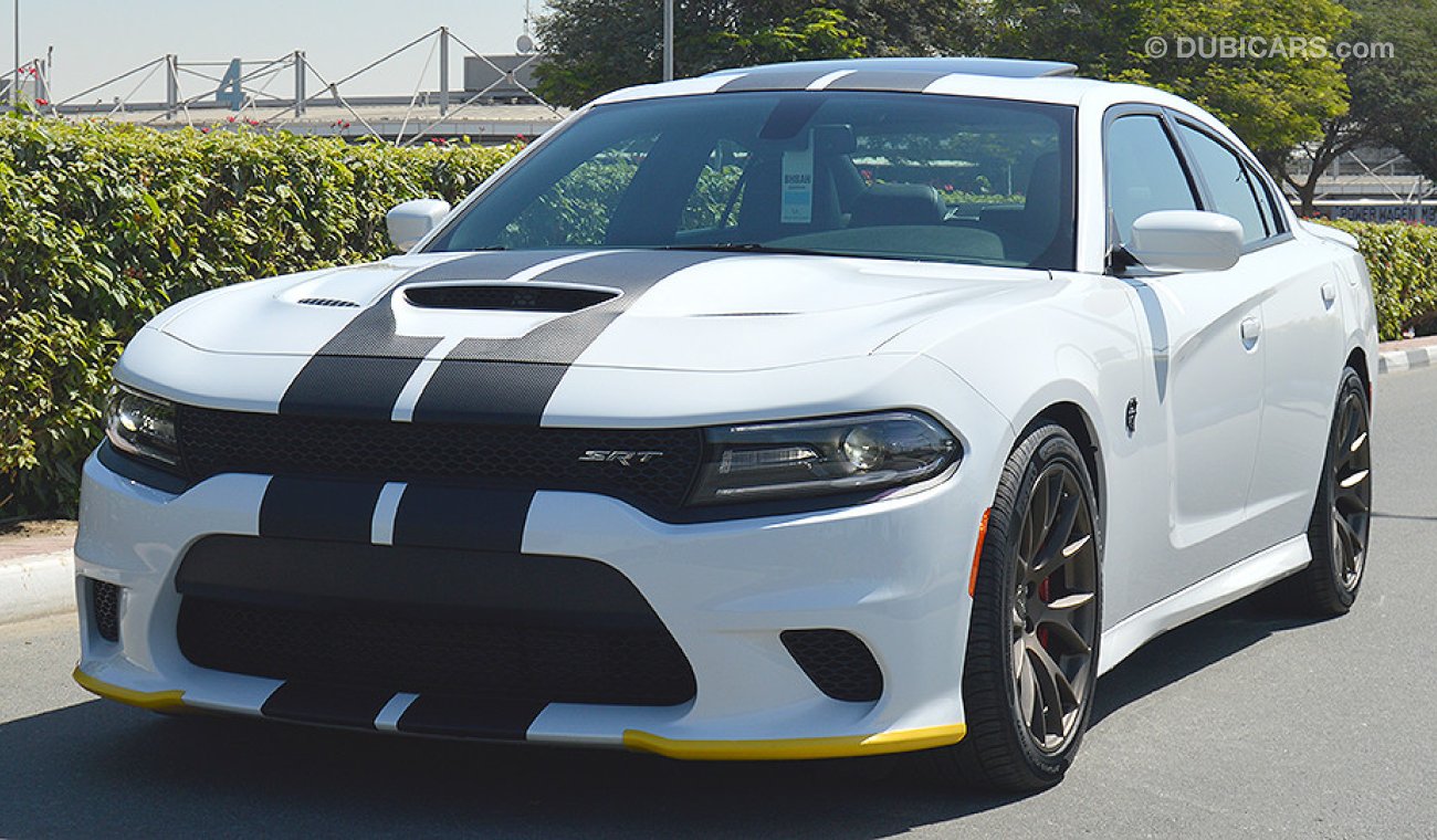 Dodge Charger Hellcat, 6.2L Supercharged HEMI, V8, 0km, GCC Specs with 3 Yrs or 100K km Warranty