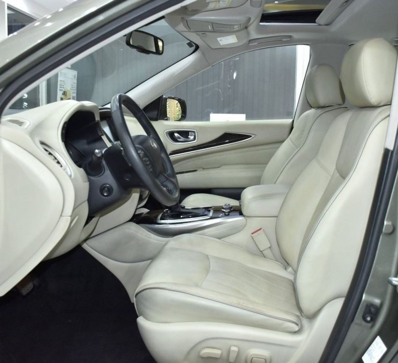 Infiniti QX60 EXCELLENT DEAL for our Infiniti QX60 ( 2017 Model ) in Gray/Green Color GCC Specs