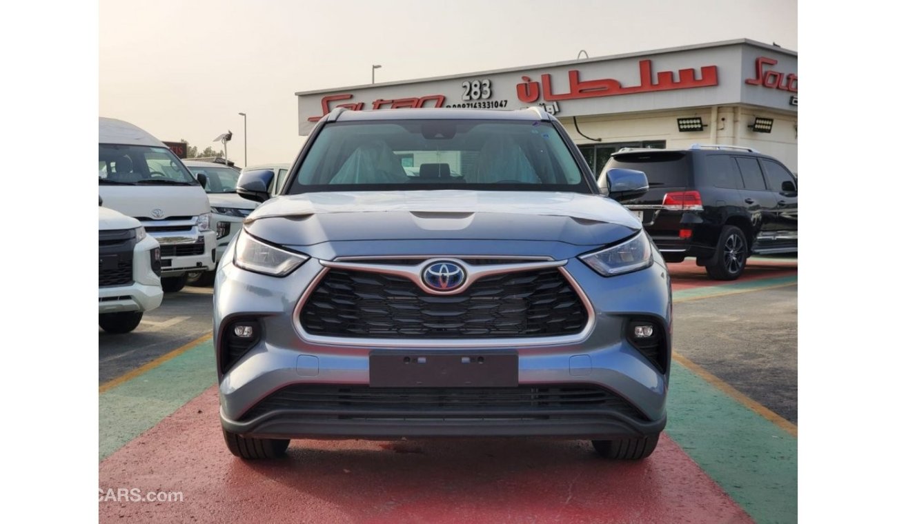 تويوتا هايلاندر Toyota Highlander 2022 Blue Color 2.5L petrol/Hybrid Awd 4Door