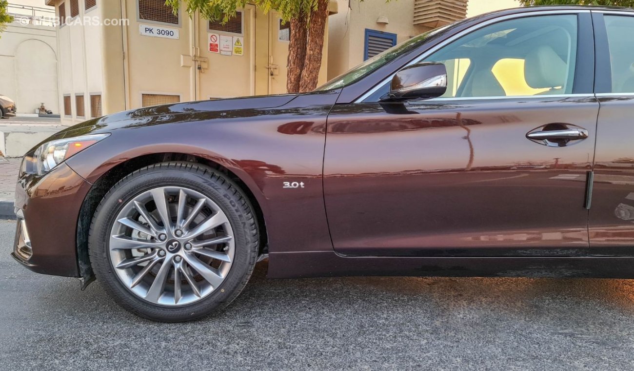 إنفينيتي Q50 3.0L Turbo V6 2019 0Kms GCC Full Option