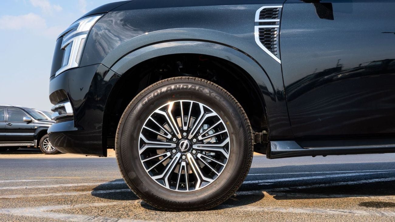نيسان باترول SE PLATINUM CITY 2026 Nissan Patrol V6 3.8L SE Platinum AT Petrol (Black - Red)