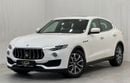 مازيراتي ليفونت Std 2017 Maserati Levante, September 2024 Maserati Warranty, Full Maserati Service History, Low Kms,