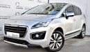 Peugeot 3008 DEALER WARRANTY 1.6L PREMIUM 2016 GCC SPECS