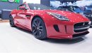 Jaguar F-Type JAGUAR F-TYPE S 2017 MODEL IN VERY GOOD CONDITION WITH A VERY LOW MILEAGE ONLY 29000 KM