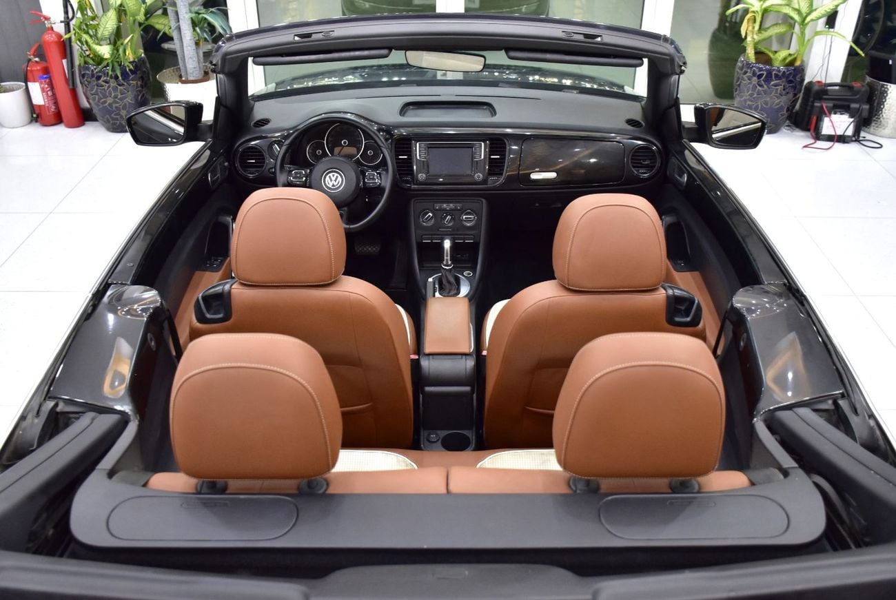 فولكس واجن بيتيل EXCELLENT DEAL for our Volkswagen Beetle Convertible ( 2017 Model ) in Black Color American Specs