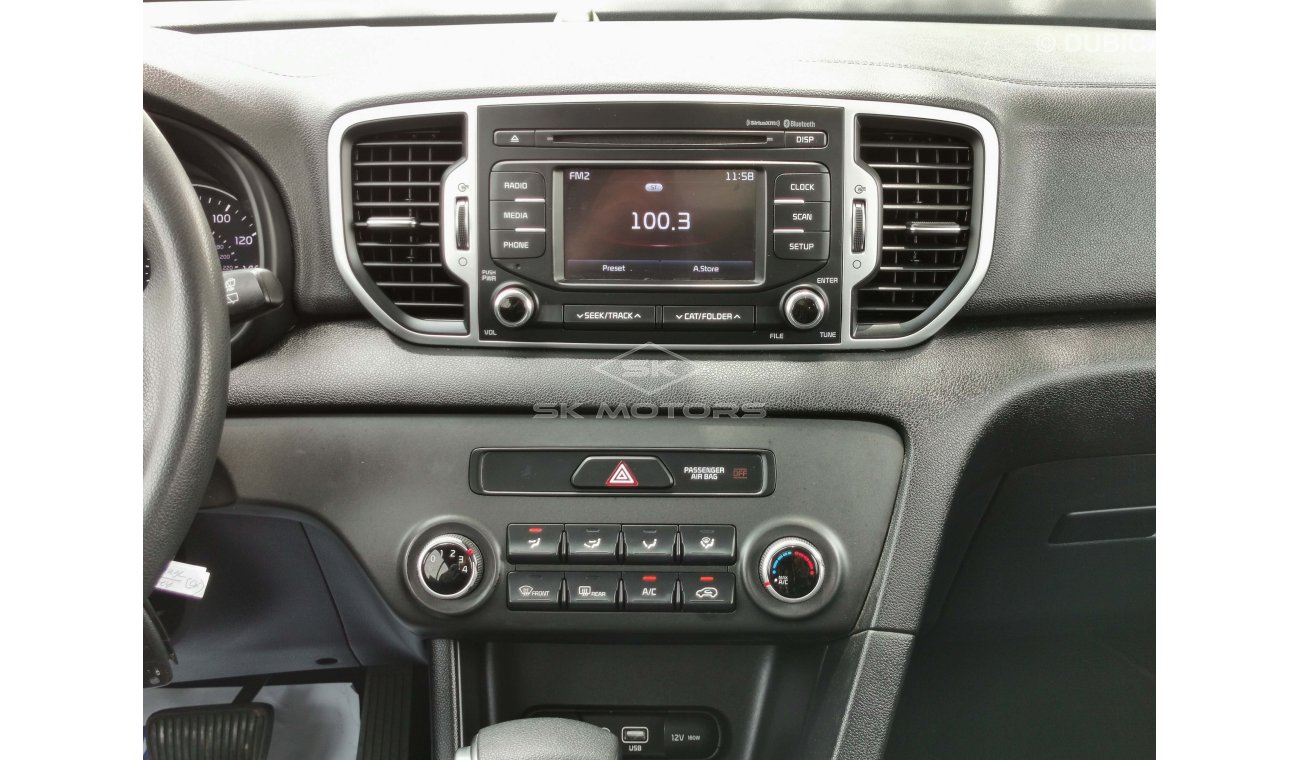 Kia Sportage 2.4L, 17" Rims, DRL LED Headlight, Front & Rear A/C, Rear Camera, Bluetooth, Fabric Seat (LOT # 783)